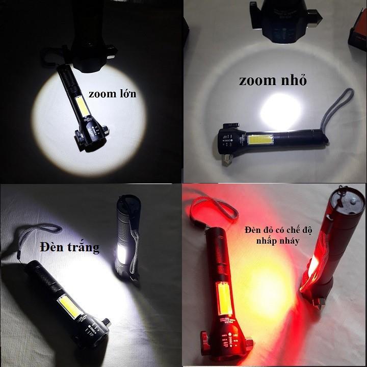 [HCM]Đèn pin cứu hộ T6 đa chức năng