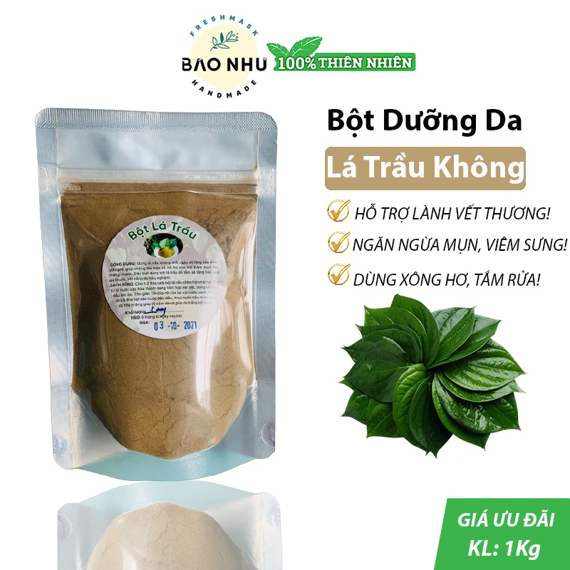 1kg bột trầu không nguyên chất thơm xông hơ, dưỡng da