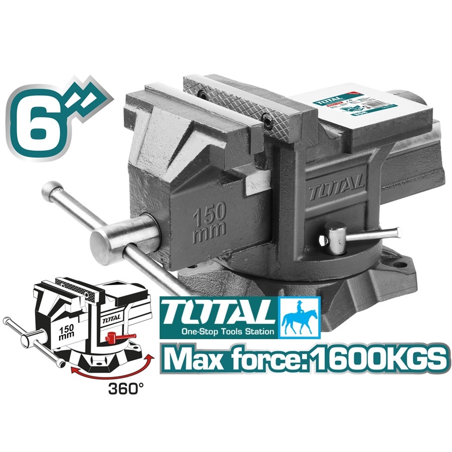 Ê tô kẹp 6inch lực kẹp 1600kgs ingco hbv086 tht6166