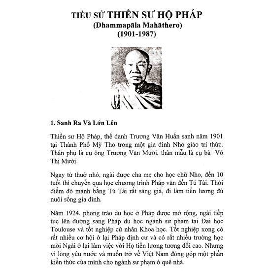 Sách - Thiền Sư Hộ Pháp Một Thời Để Nhớ