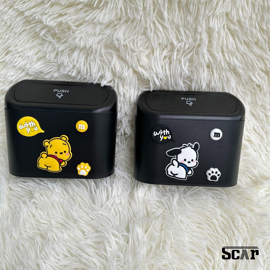 Thùng Rác Mini Đa Năng Để Trên Ô Tô S079