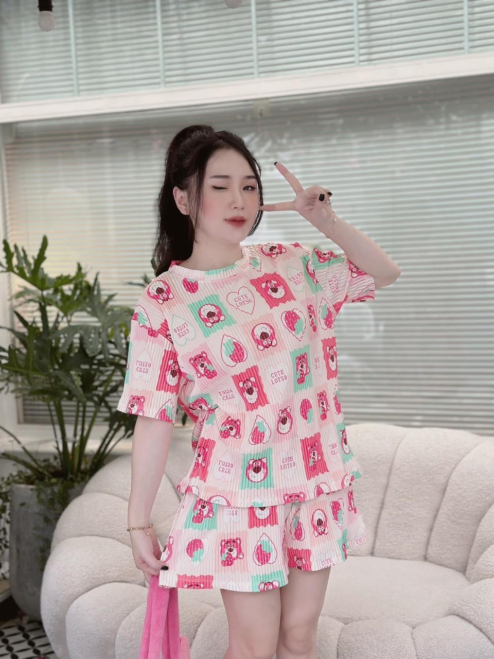 sét đùi dập li họa tiết new trend chất đẹp