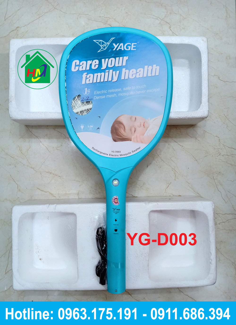 Vợt Bắt Muỗi Thái Cao Cấp YAGE YG-D003