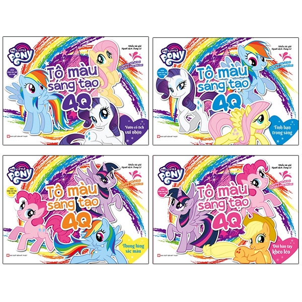 Fahasa - Bộ Sách My Little Pony - Tô Màu Sáng Tạo 4Q (Bộ 4 Cuốn)