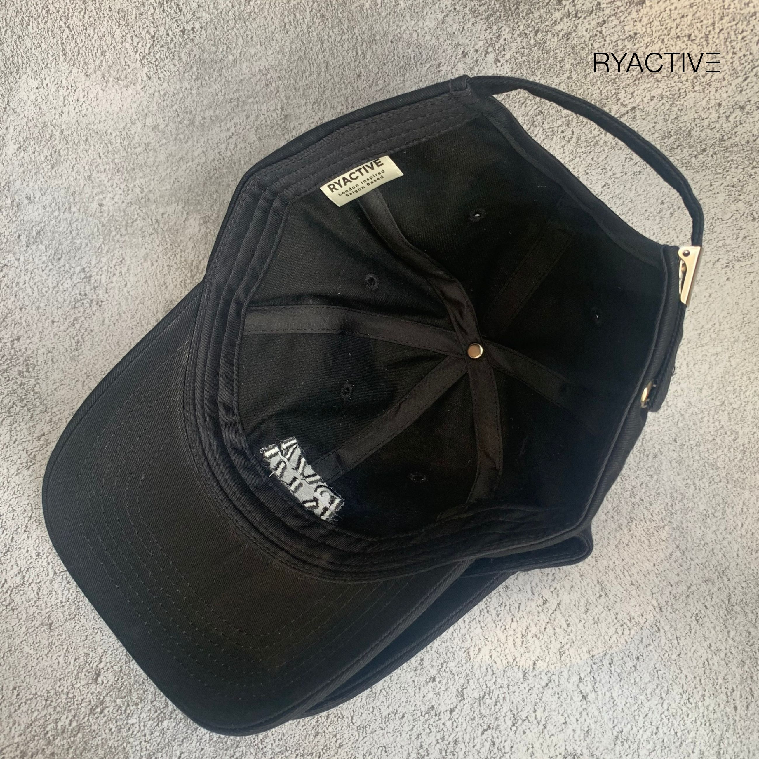 Mũ lưỡi trai RYACTIVE - RYA Cap Black
