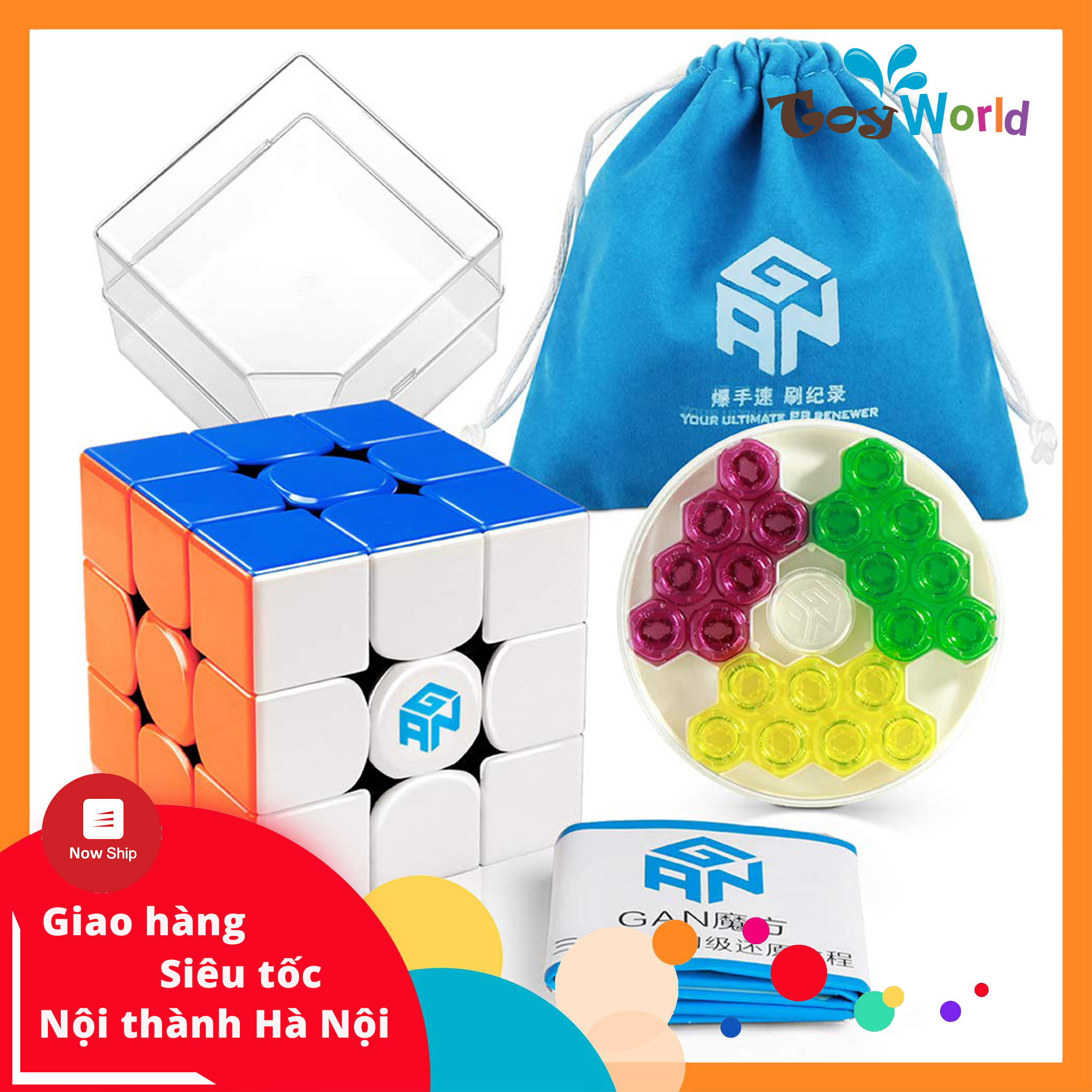 [CuBinRubik] Rubik GAN 356M 3x3 Standard (có nam châm)