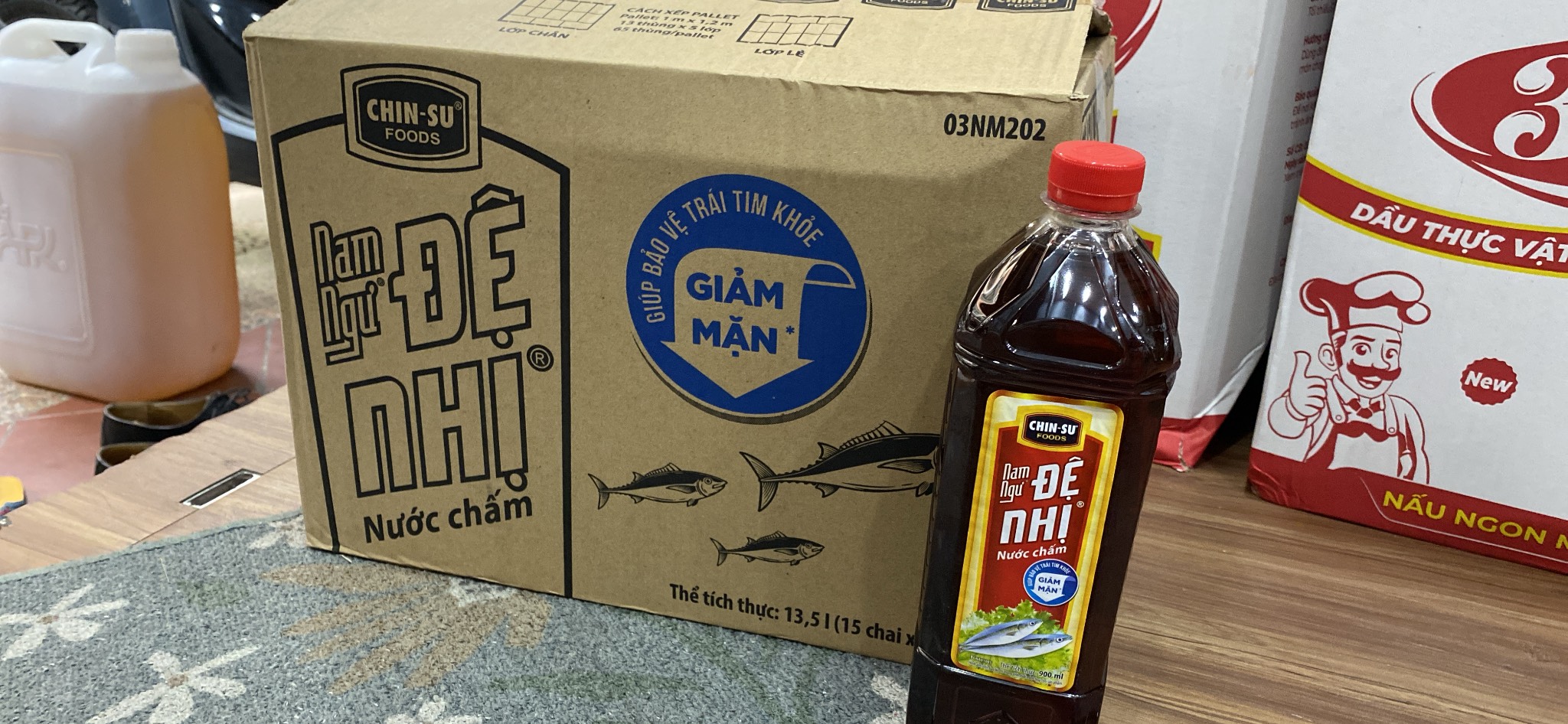 (Combo 3 chai ) Nước mắm Nam Ngư Đệ Nhị 900ml