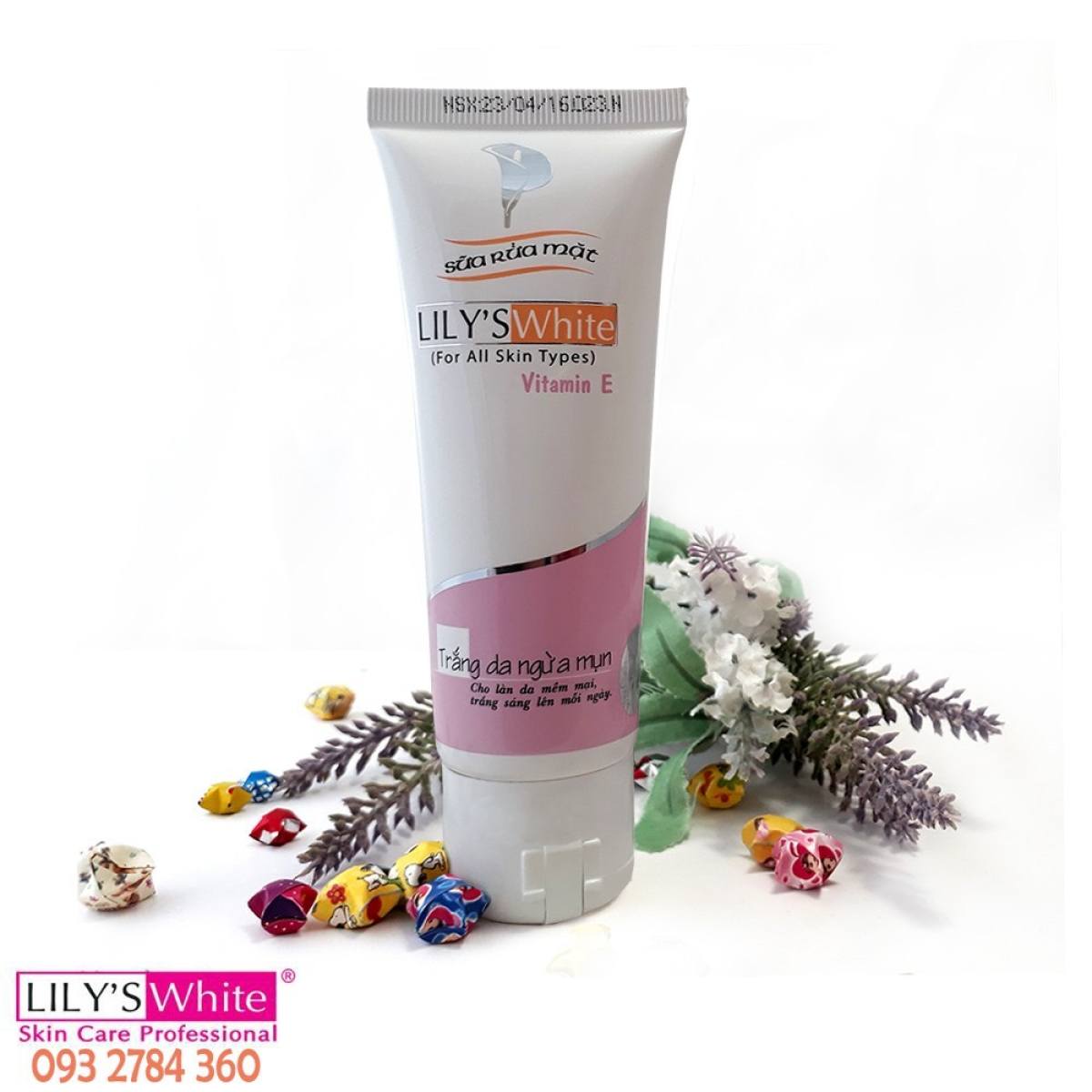 [HCM]Sữa rửa mặt lily’s white cleanser trắng da ngừa mụn