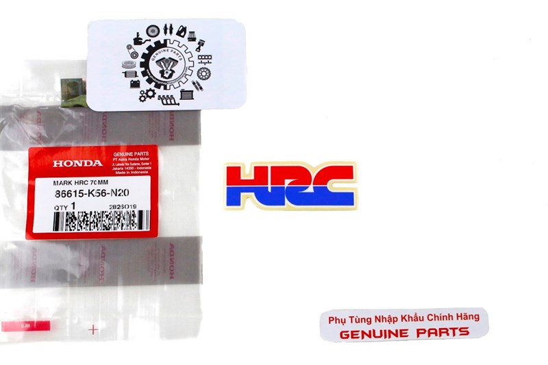 Tem hrc honda 70mm - 85mm nhập honda indo 86833k45n20 / 86615k56n20