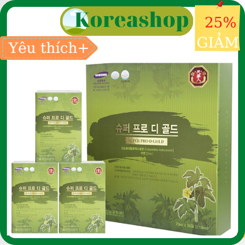 Nước uống tiểu đường Bio Hàn Quốc 70ml x 30 gói - Cải thiện tiểu đường, huyết áp