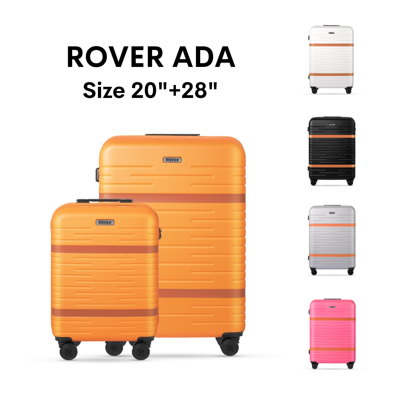 Bộ 2 Vali Rover Ada - Size 20" & Size 28"