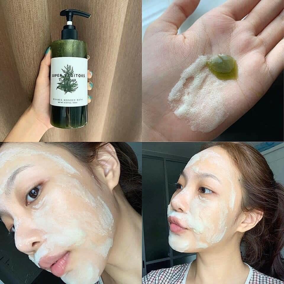 Sữa rửa mặt Super Vegitoks Cleanser