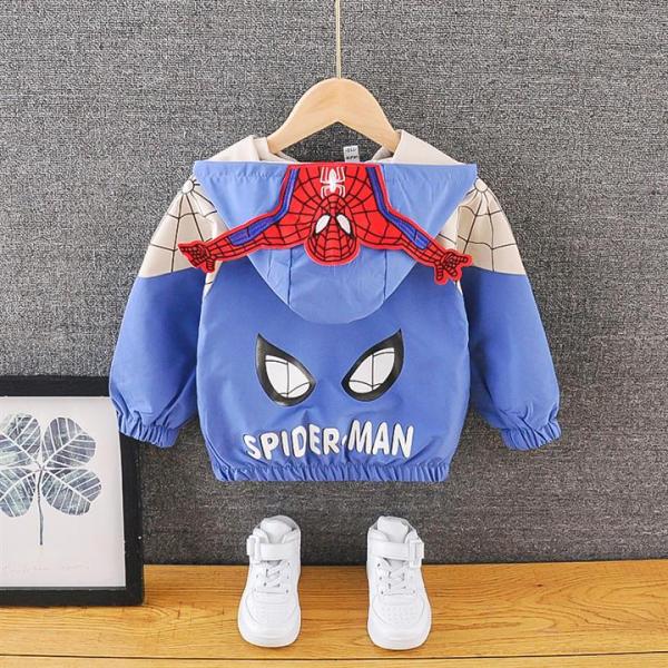 [ SIÊU ĐỘC ] Áo khoác NGƯỜI NHỆN Spiderman cho bé trai - Full size từ 7-25KG