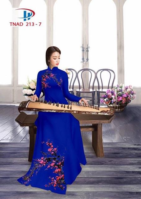 [HCM]Vải áo dài hoa anh đào