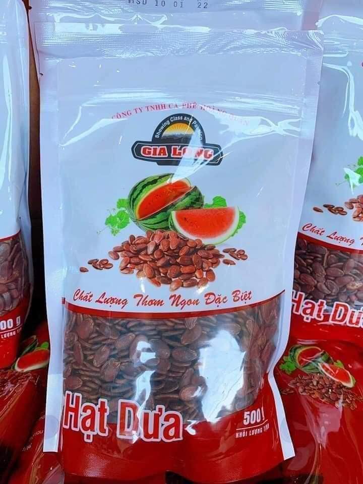 Hạt Dưa Sạch Gia Long vị mộc rang củi thơm giòn béo (500g)