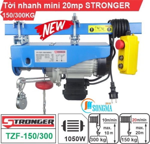 Tời điện nhanh mini Stronger YT-TZF-150/300