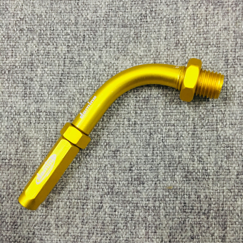 [1 ỐNG GA KIỂU] ỐNG GA NHÔM DOMIN TRANG TRÍ NHIỂU LOẠI XE MÁY CAO CẤP (MÀU VÀNG)