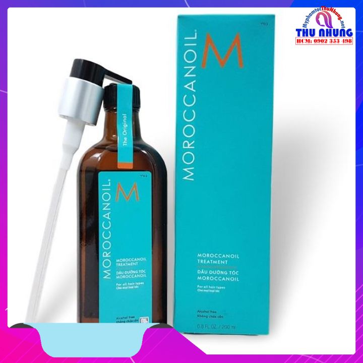 [+Tặng mũ trùm]TINH DẦU DƯỠNG TÓC MOROCCANOIL TREATMENT 200ML
