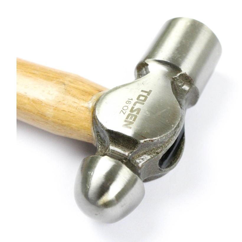 BÚA ĐẦU TRÒN CÁN GỖ 16OZ TOLSEN 25142