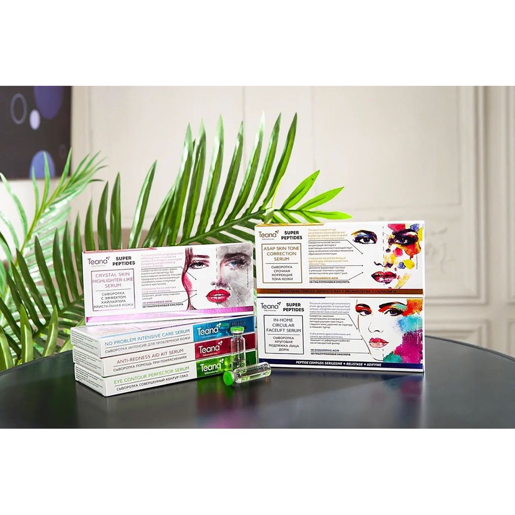 Tinh chất Teana - Super Peptides ASAP dưỡng trắng, mờ thâm