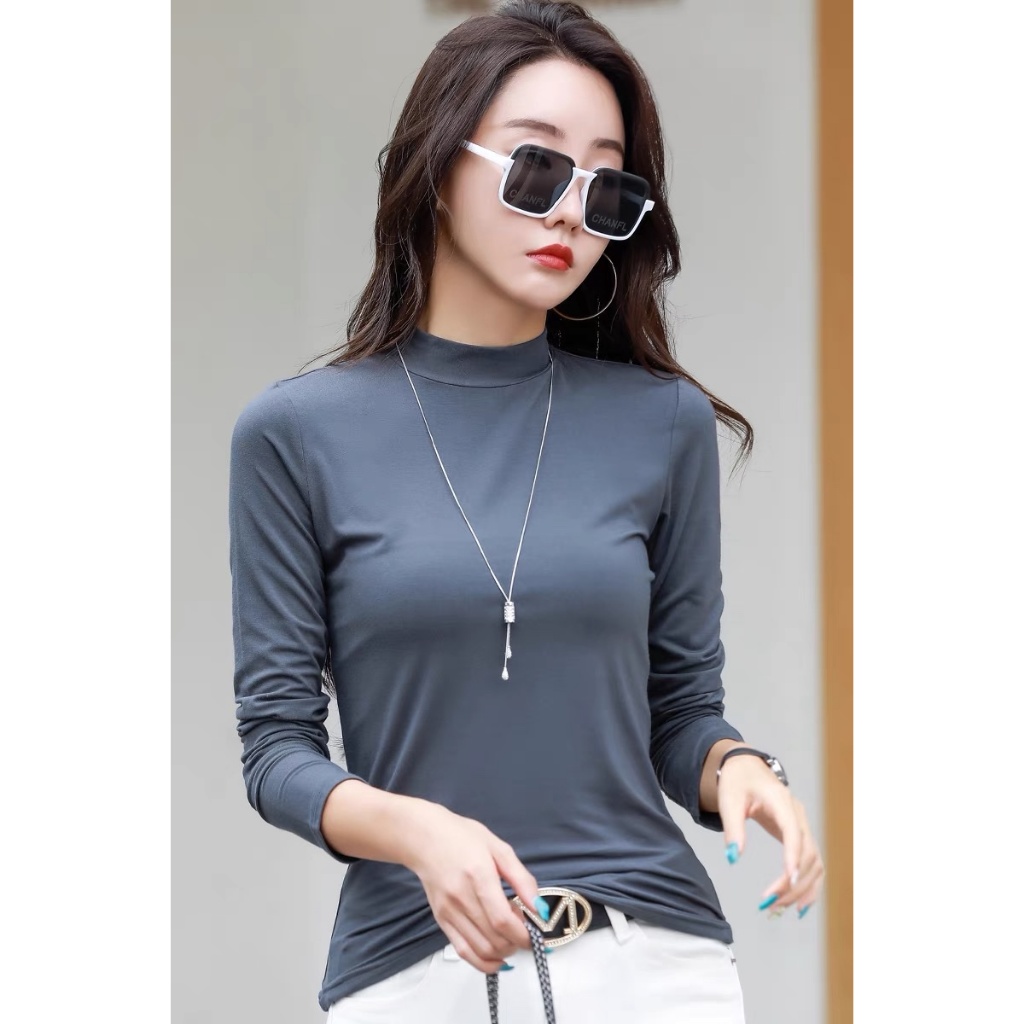 Áo giữ nhiệt lót nỉ cho nữ chất vải mềm mịn, siêu ấm
