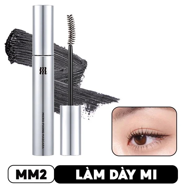 Mascara Cố Định, Làm Dài Và Dày Mi Merzy Micro Fixing Mascara 9ml