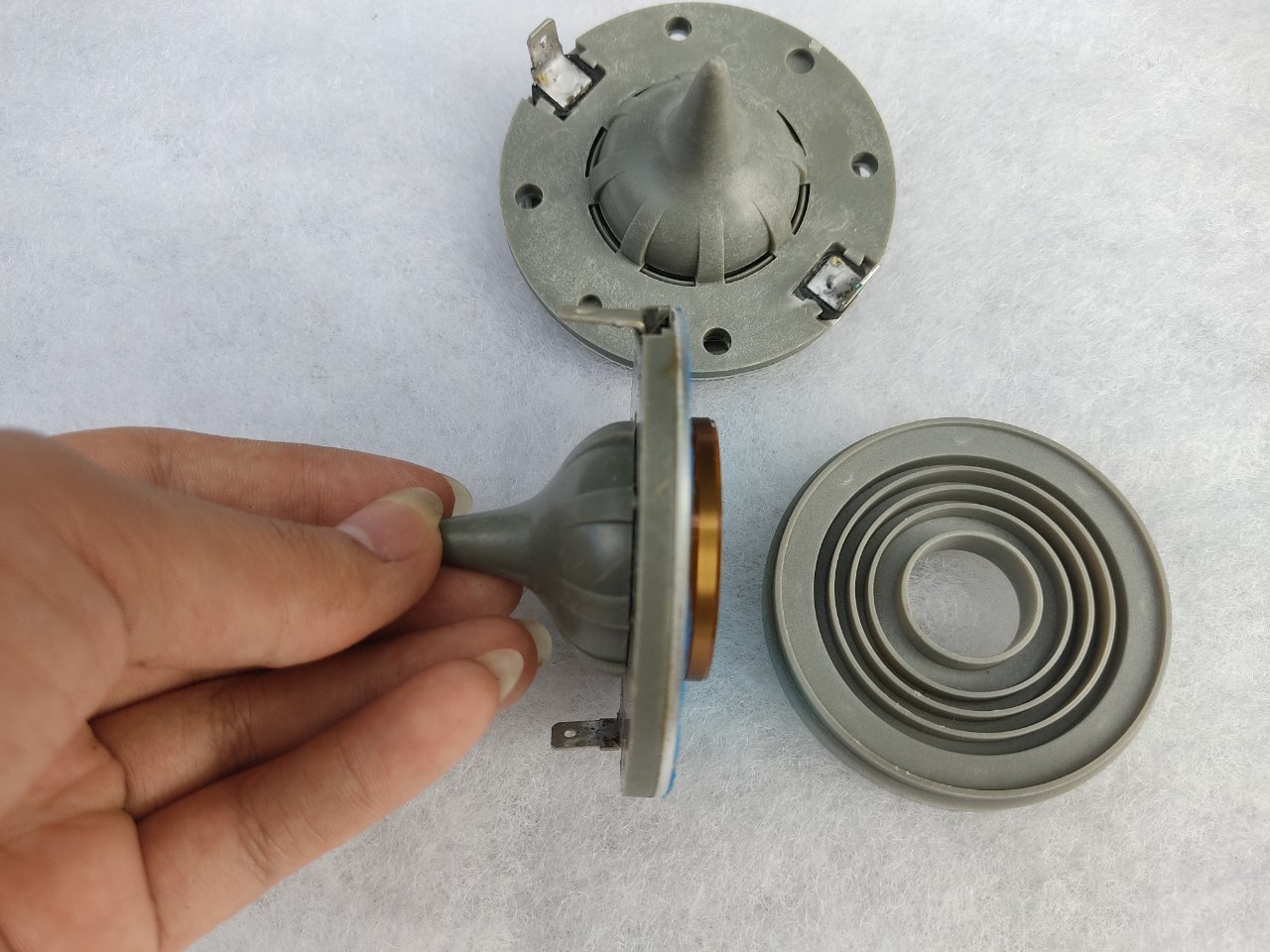Coil loa treble rời 38mm nhôm dẹt -coil loa treble 450 -cọc loa cao cấp- giá 1 cái