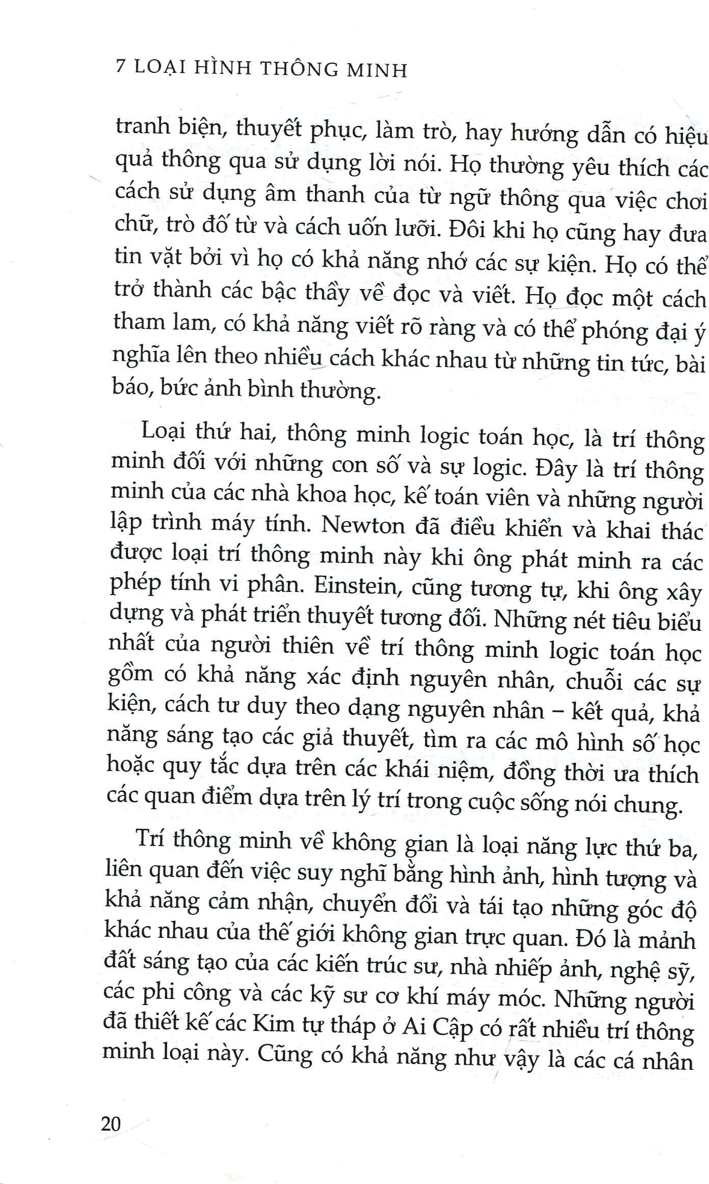 Sách - 7 Loại hình thông minh
