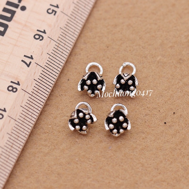 [S925] Charm bạc hoa treo - MH171