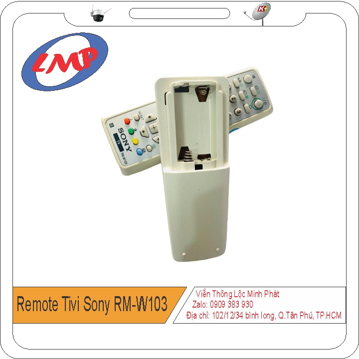 Remote Tivi Sony RM-W103