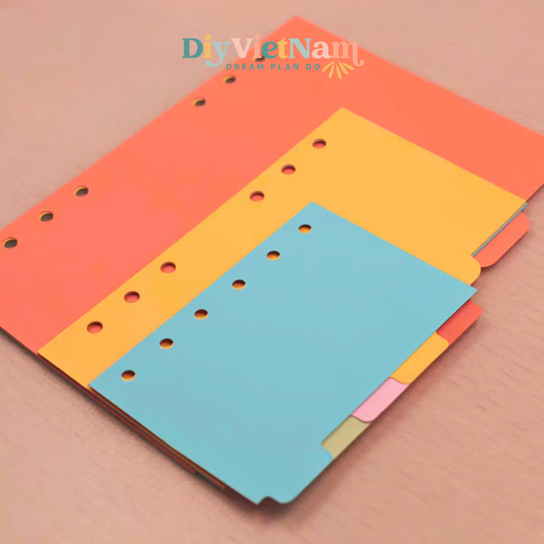 [HCM]GIẤY PHÂN MỤC CHO PLANNER