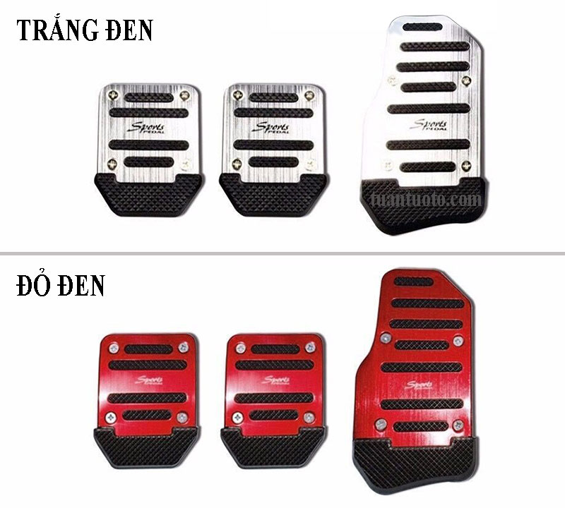 Bộ ốp chân ga chân thắng ô tô