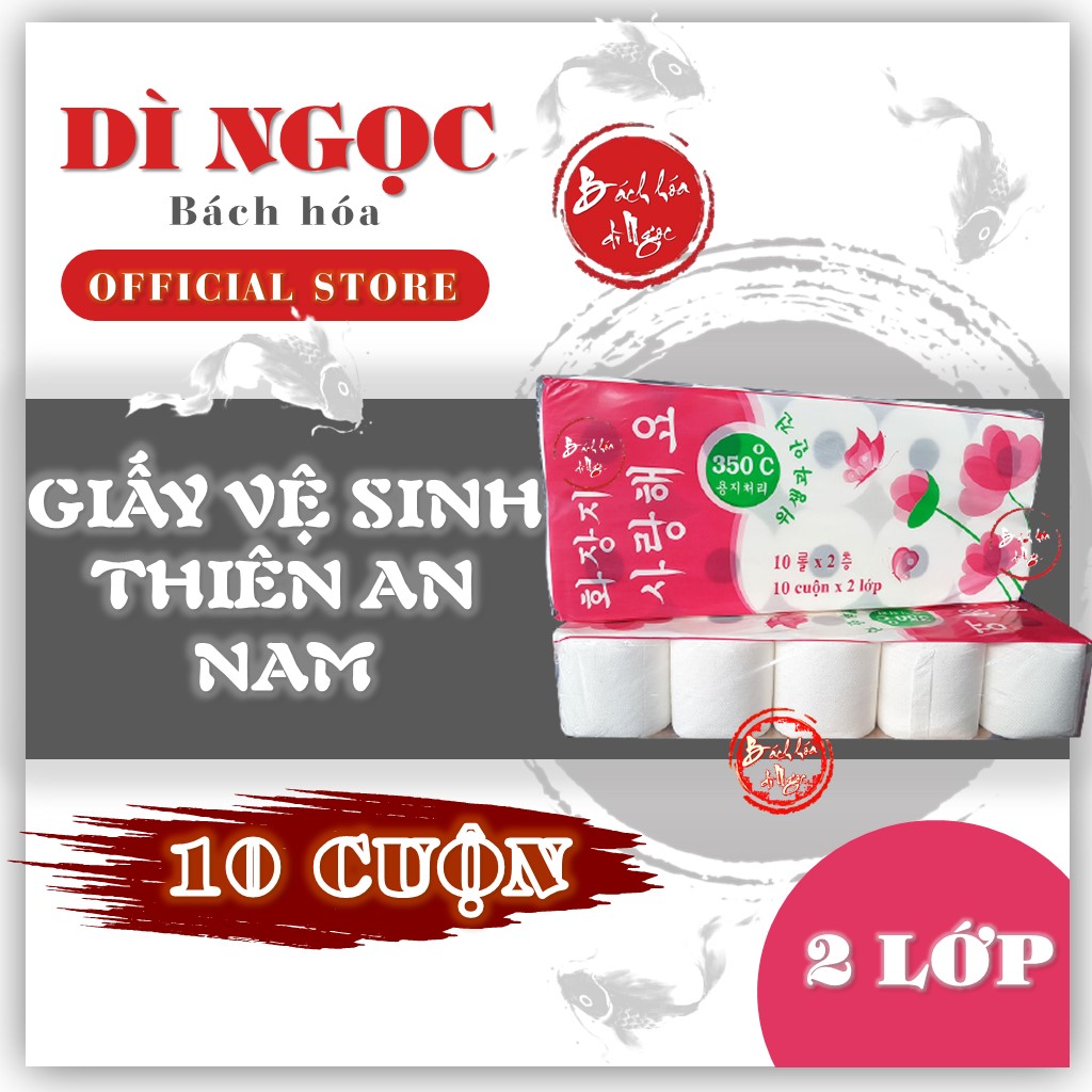[HCM]GIẤY VỆ SINH 2 LỚP CUỘN CHUẨN HÀN QUỐC (THIÊN AN NAM)