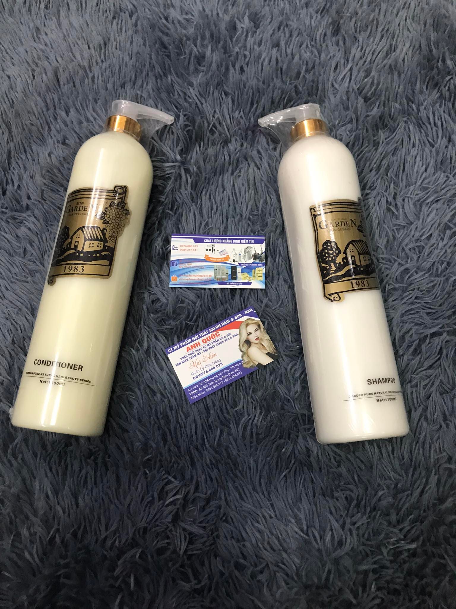 Bộ dầu gội và dầu xả Garden (1100ml/chai)