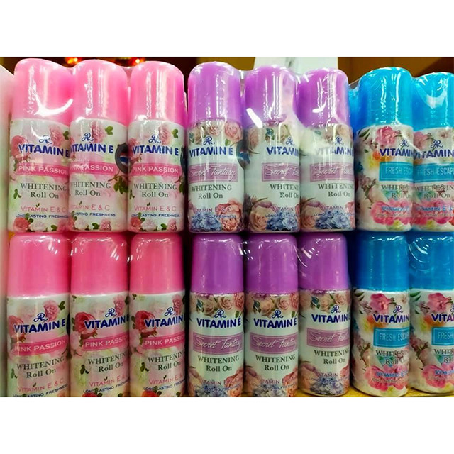 [GIẢM 5% ĐƠN 129K]Lăn Khử Mùi Vitamin E Aron Thái Lan 75ml