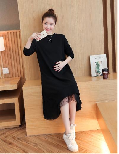 Đầm bầu công sở có dây kéo cho con ti