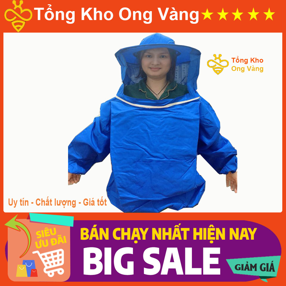Áo Liền Mũ Nuôi Ong,Bắt Ong Tránh Bị Đốt