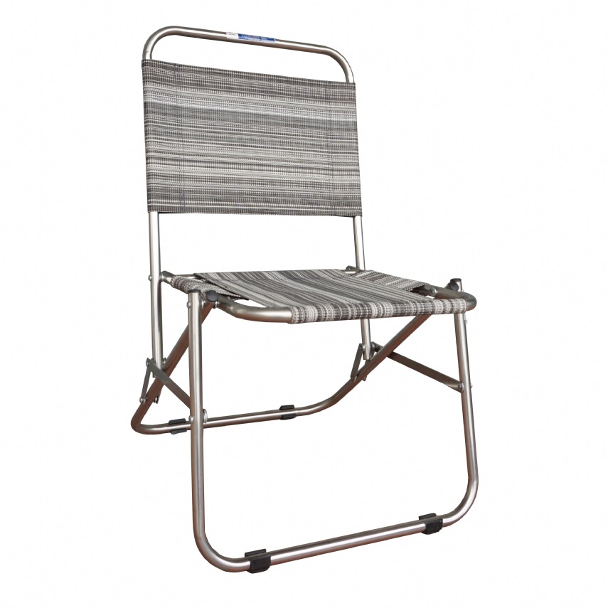 Ghế xếp inox lưng thấp - Qui Phúc