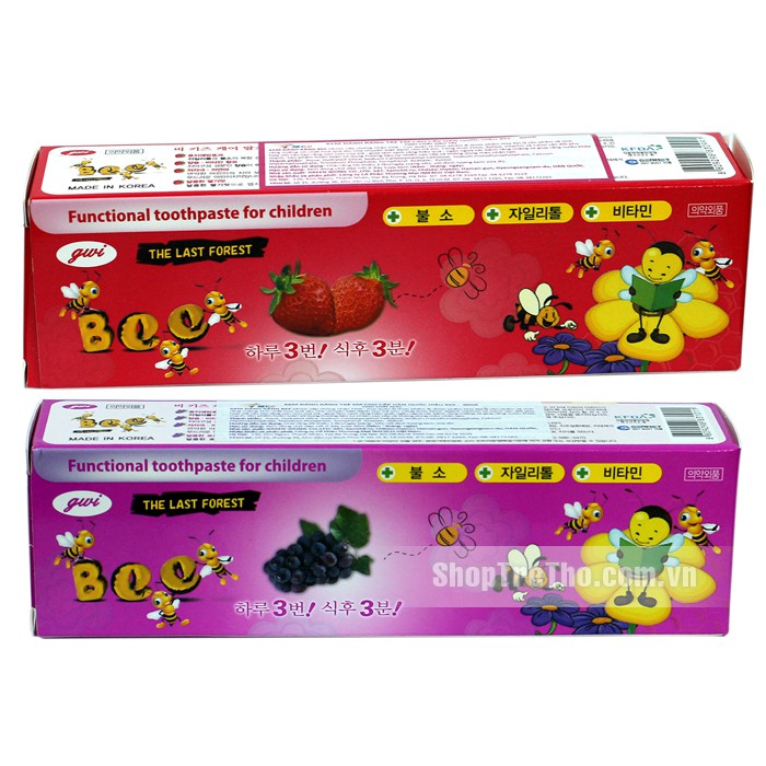 Kem đánh răng trẻ em bee