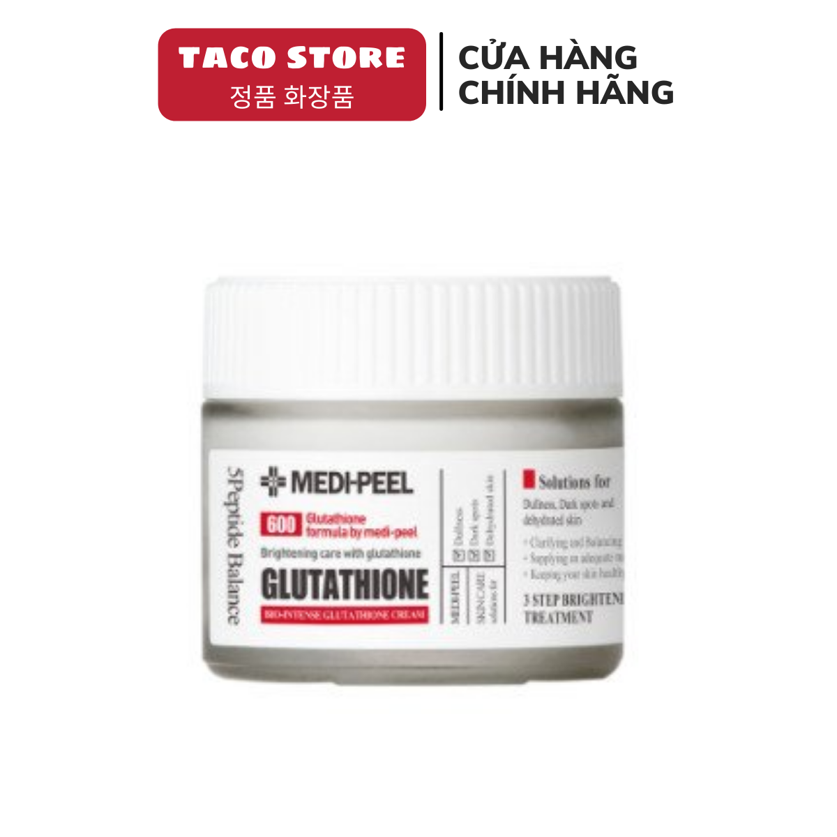 Kem Dưỡng Trắng Medi Peel Glutathione 600 Bio-Intense Glutathione White Cream 50g