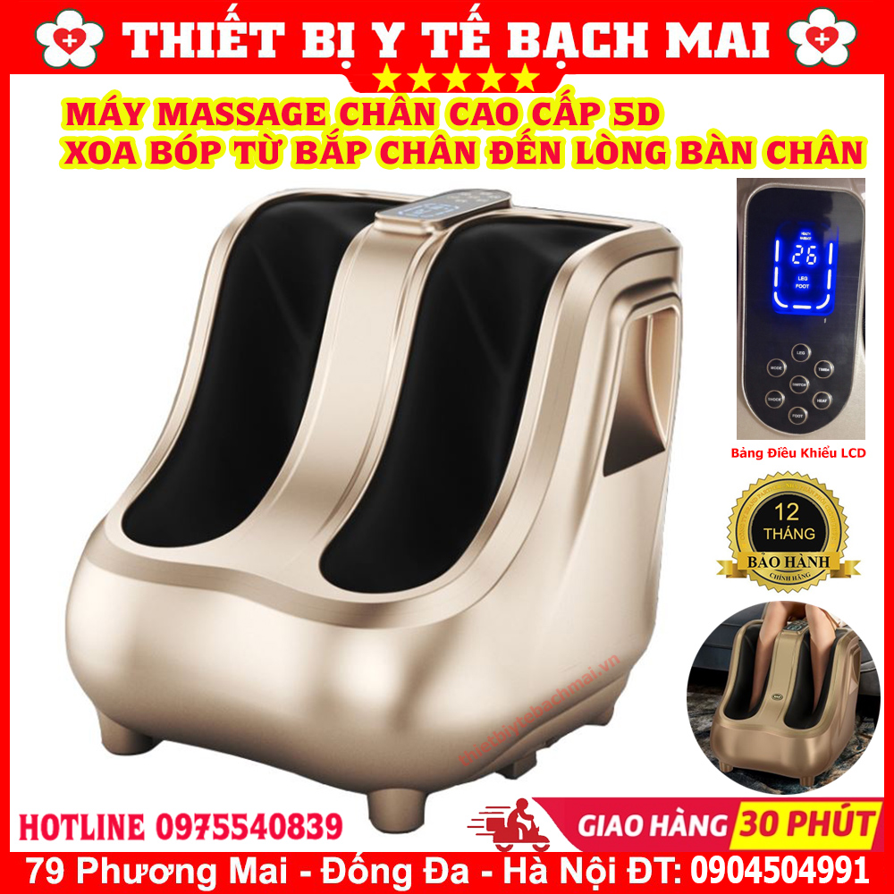 Máy Massage Chân Cao Cấp Hàn Quốc, Máy Massage Chân 5D [BH 1 Năm]