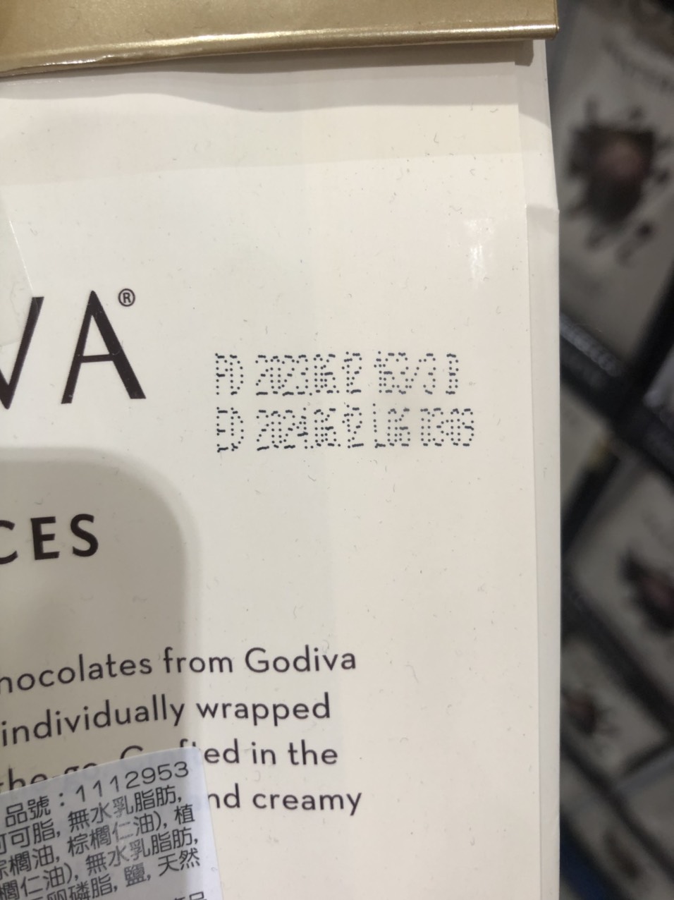CHOCOLATE ĐEN GODIVA BELGIUM 1926 MASTERPIECES 421G