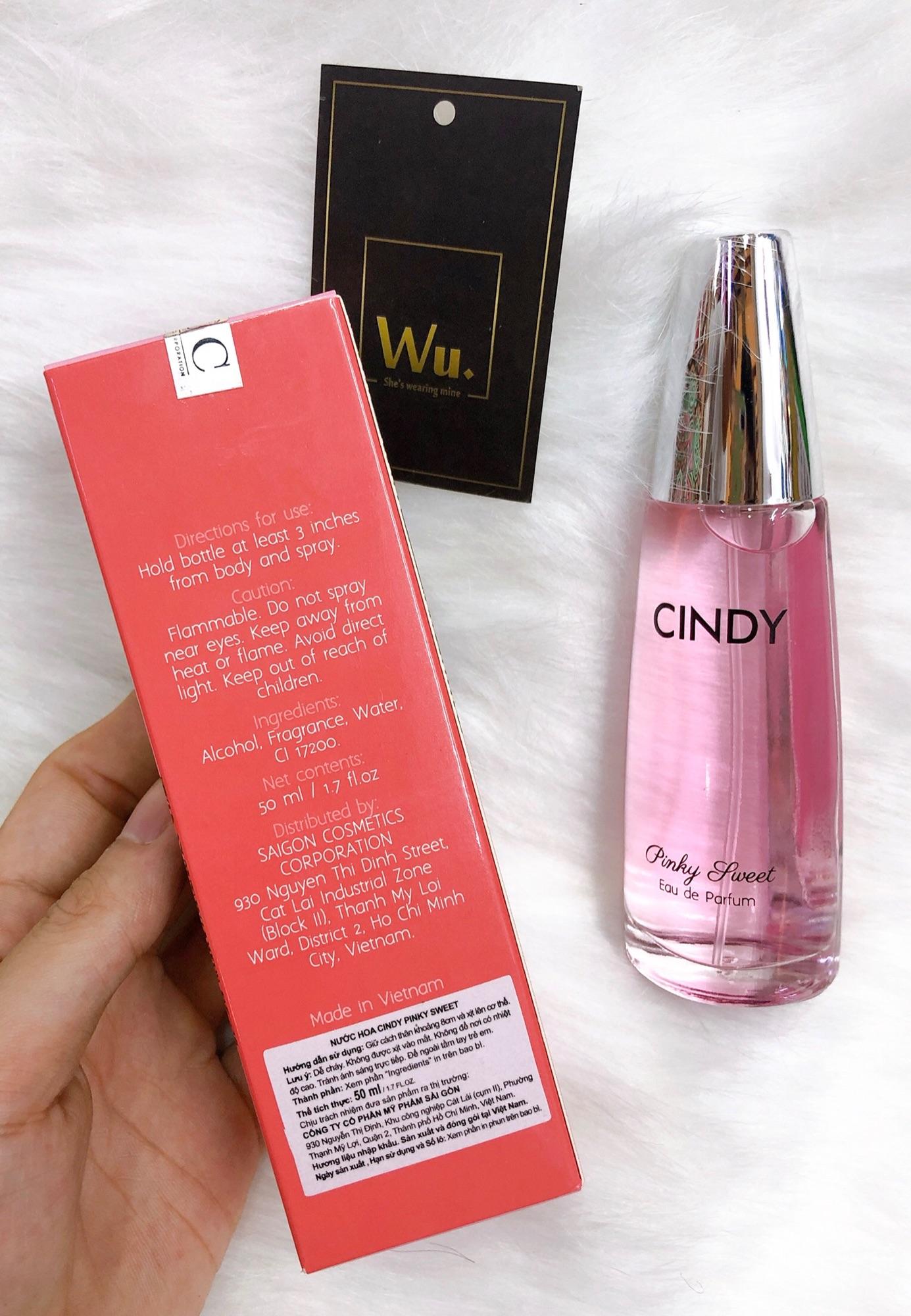 Nước hoa Cindy PINKY SWEET 50ML