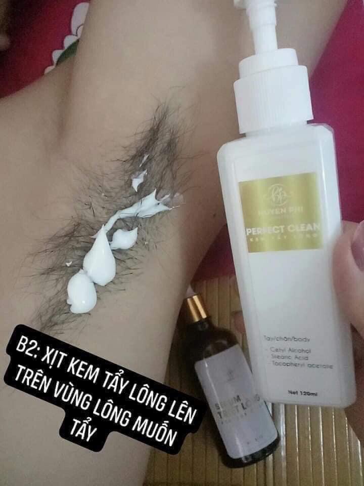 [HCM]Tẩy lông triệt lông perfect clean - tẩy lông Huyền phi