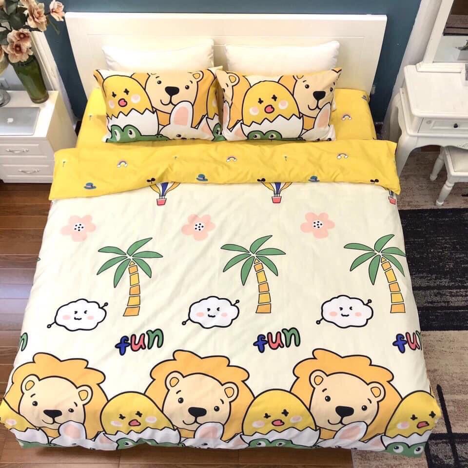 Ga trải giường cotton poly thoáng mát cao cấp