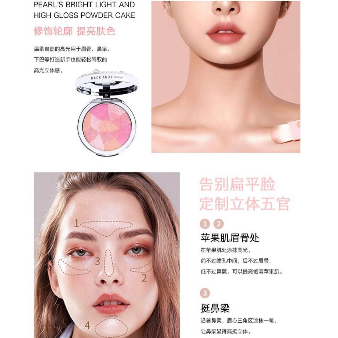 [HCM]Phấn má hồng bắt sáng highlight xịn