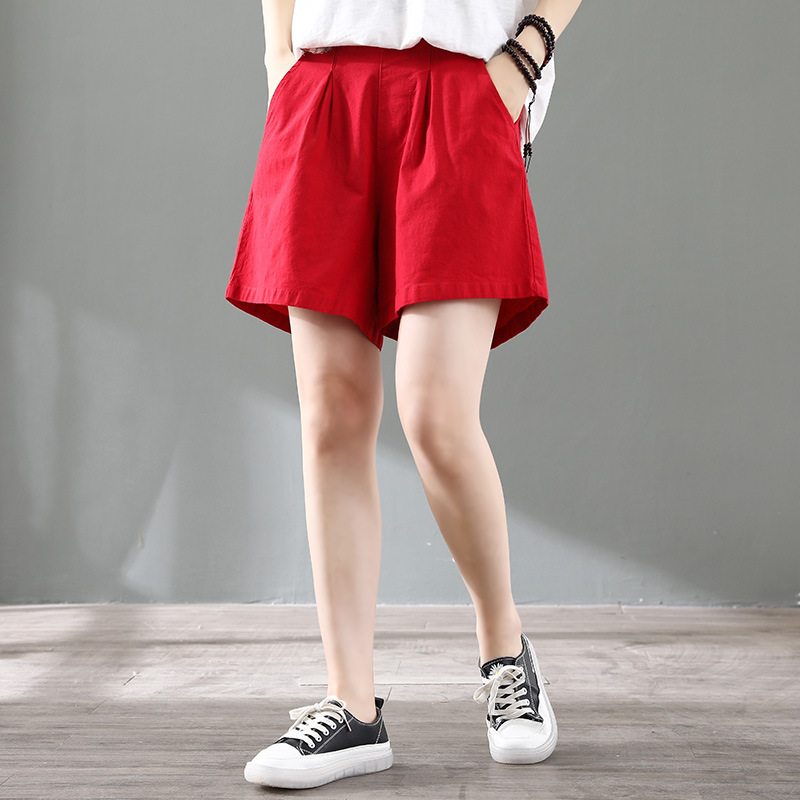 Quần short nữ chất đũi mềm nhẹ thoáng mát Y1
