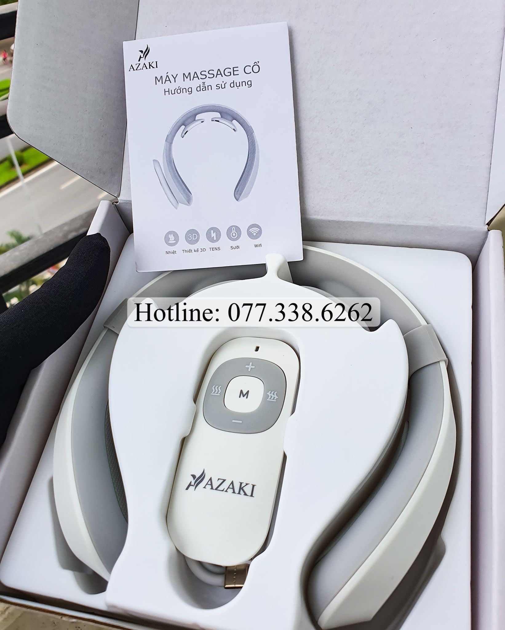 Máy massage cổ Azaki N109 - Hàng chính hãng