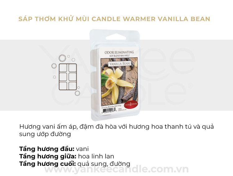 Sáp thơm Candle Warmer - Vanilla Bean