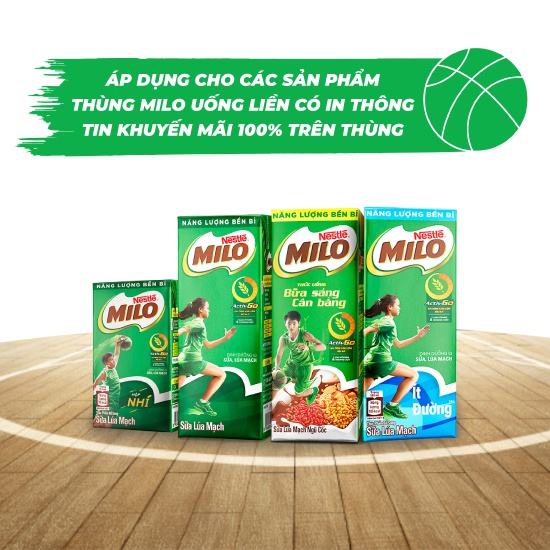 (Expiration Date December 2026) Box of 24/48 Boxes of Nestle Milo Liquid Milk 110Ml/Box.